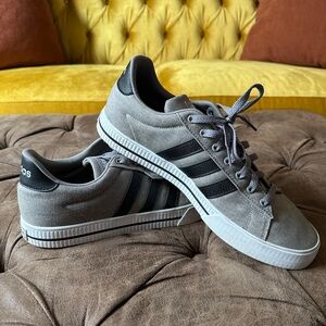 Adidas Men's Sneakers in Gray and Black